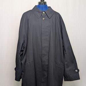 Vintage Men's Dark Blue Gray Haband Coat